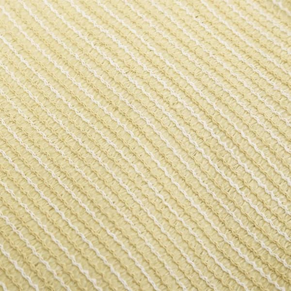 The Living Store Aurinkopurje 160 g/m² beige 2,5x2,5 m HDPE - Päivän- & aurinkovarjot