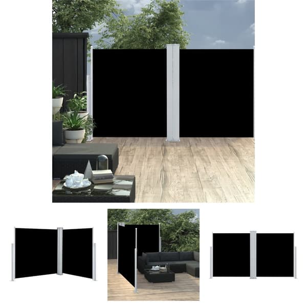The Living Store Sisäänvedettävä sivumarkiisi 140x600 cm -  Päivän- & aurinkovarjot