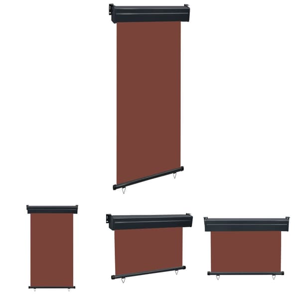 The Living Store Balkongmarkis 105x250 cm brun -  Parasoll & solskydd