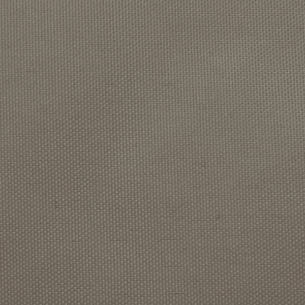 The Living Store Solsegel oxfordtyg fyrkantigt 2x2 m taupe -  Parasoll & solskydd