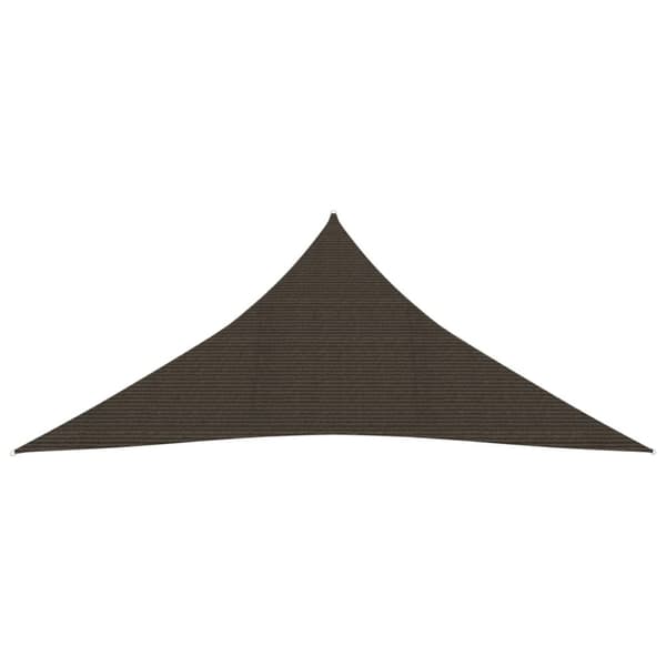 The Living Store Aurinkopurje 160 g/m² ruskea 4,5x4,5x4,5 m HDPE -  Päivän- & aurinkovarjot