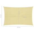 Miniatyrbild 7 av 7: The Living Store Solsegel 160 g/m² beige 3,5x4,5 m HDPE -  Parasoll & solskydd