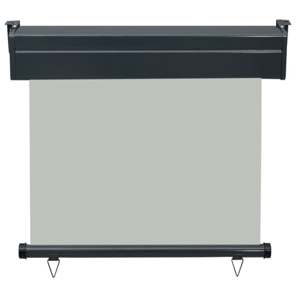 The Living Store sidemarkise til altan 85x250 cm grå -  Parasoller og solskærme