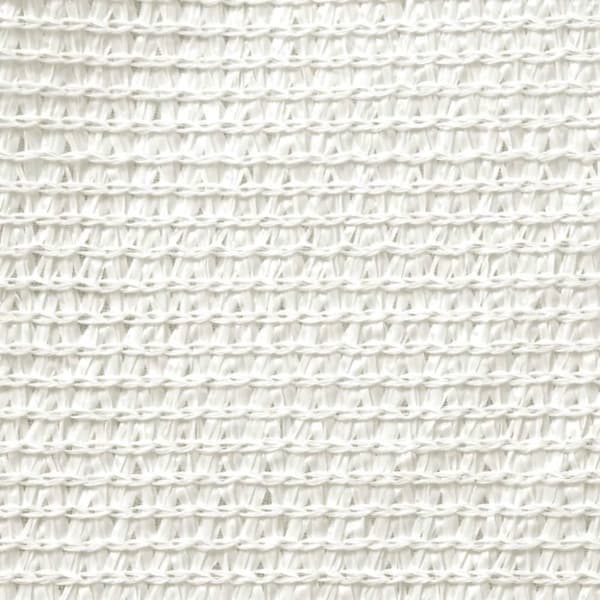 The Living Store Solsegel 160 g/m² vit 3/4x2 m HDPE - Parasoll & solskydd