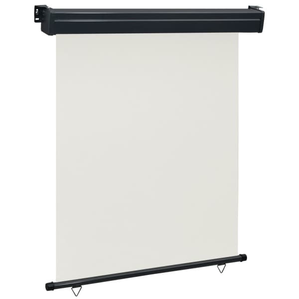 The Living Store sidemarkise til altan 140x250 cm cremefarvet -  Parasoller og solskærme