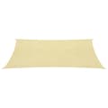 Miniatyrbild 3 av 7: The Living Store Solsegel 160 g/m² beige 4,5x4,5 m HDPE -  Parasoll & solskydd
