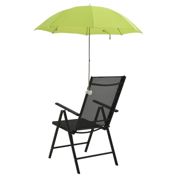 The Living Store Retkituolin aurinkovarjot 2 kpl vihreä 105 cm - Päivän- & aurinkovarjot