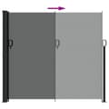 Miniatyrbild 6 av 11: The Living Store Infällbar sidomarkis 180x600 cm antracit -  Parasoll & solskydd