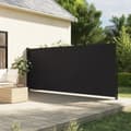 Miniatyrbild 2 av 11: The Living Store Indragbar sidomarkis svart 160x500 cm -  Parasoll & solskydd