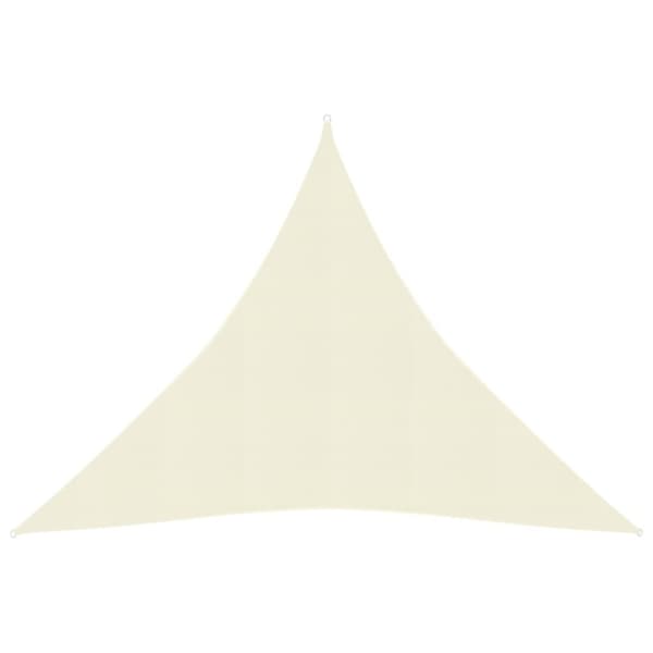 Parasoll & solskydd - Living Solsegel 160 g/m² gräddvit 4x4x4 m HDPE