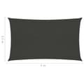 Miniatyrbild 7 av 7: Parasoll & solskydd - Living Solsegel 160 g/m² antracit 3,5x5 m HDPE