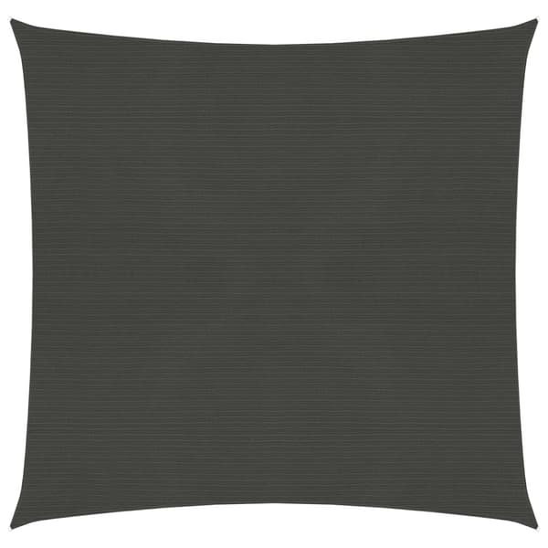Parasoller og solskærme - Living solsejl 160 g/m² 4x4 m HDPE antracitgrå