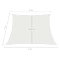 Miniatyrbild 7 av 7: Parasoll & solskydd - Living Solsegel 160 g/m² vit 3/4x3 m HDPE