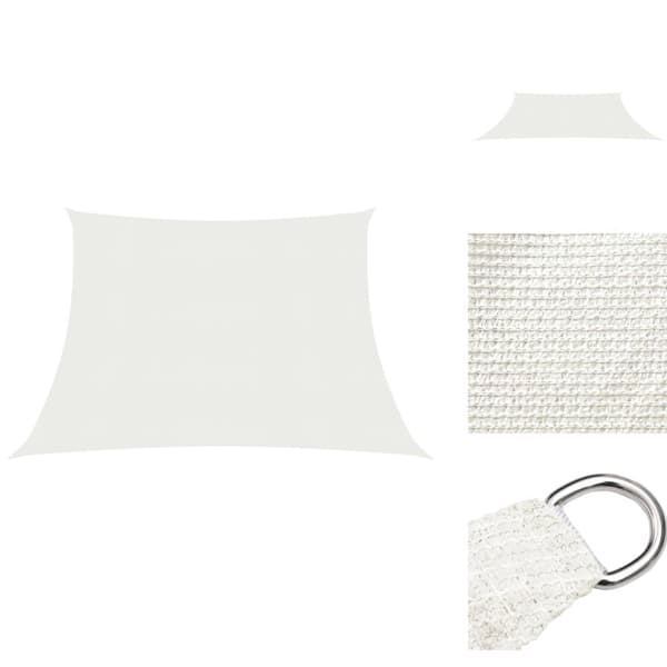 Parasoll & solskydd - Living Solsegel 160 g/m² vit 3/4x3 m HDPE