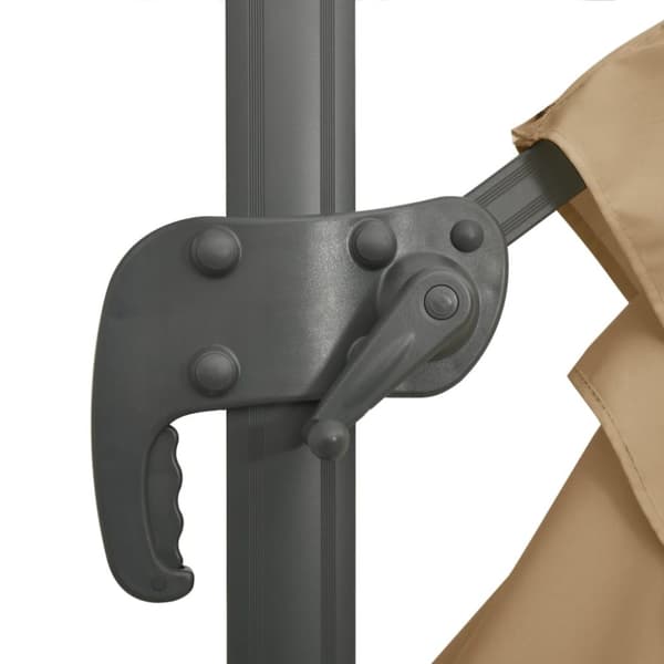 Parasoll & solskydd - Living Frihängande parasoll med ventilation taupe 300x300 cm