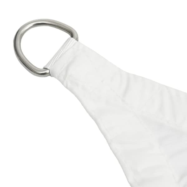 Parasoll & solskydd - Living Solsegel Oxfordtyg kvadratiskt 3,6x3,6 m vit