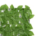 Miniatyrbillede 5 af 5: Parasoller og solskærme - Living altanafskærmning 400x100 cm grønne blade