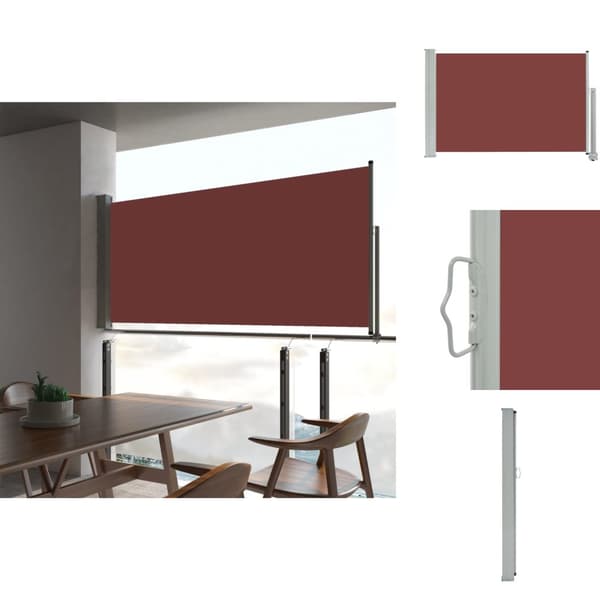 Parasoll & solskydd - Living Infällbar sidomarkis 60x300 cm brun