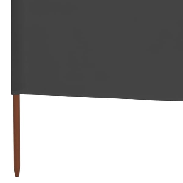 Parasoll & solskydd - Living Vindskydd 9 paneler tyg 1200x80 cm antracit