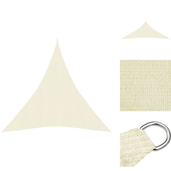 Päivän- & aurinkovarjot - Living Aurinkopurje 160 g/m² kerma 5x6x6 m HDPE
