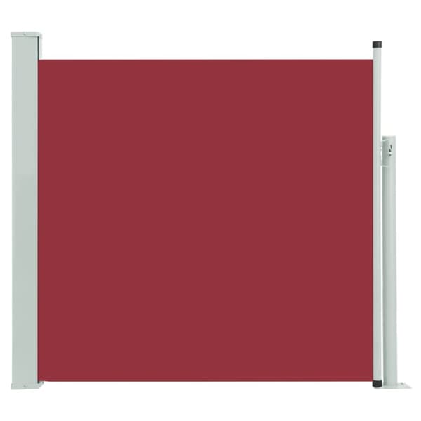 Parasoller og solskærme - Living sammenrullelig sidemarkise til terrassen 170 x 300 cm rød