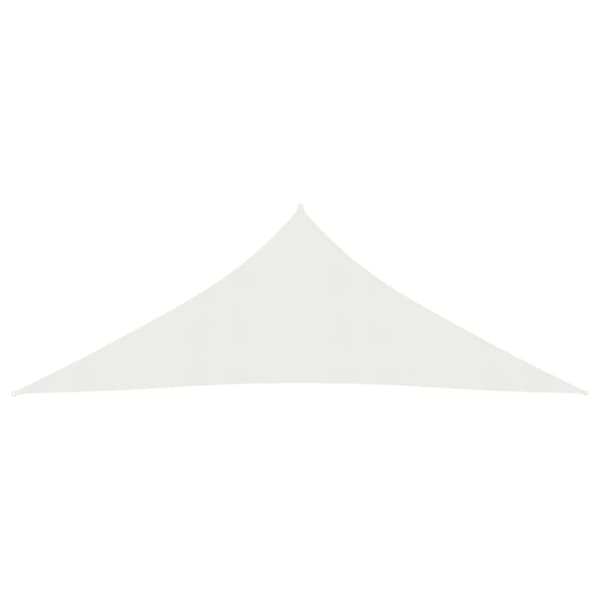 Päivän- & aurinkovarjot - Living Aurinkopurje 160 g/m² valkoinen 4,5x4,5x4,5 m HDPE
