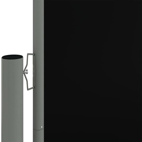 Parasoll & solskydd - Living Infällbar sidomarkis svart 140x1200 cm