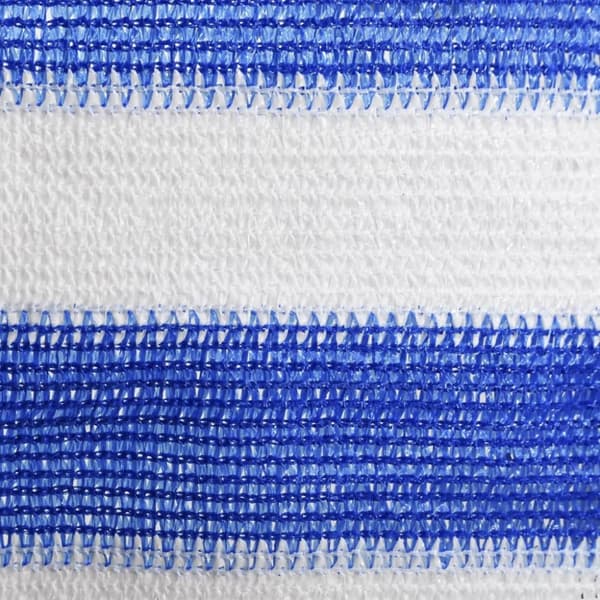 Päivän- & aurinkovarjot - Living Parvekkeen suoja sininen ja valkoinen 90x500 cm HDPE