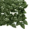 Miniatyrbild 5 av 5: Parasoll & solskydd - Living Balkongskärm mörkgröna blad 500x150 cm