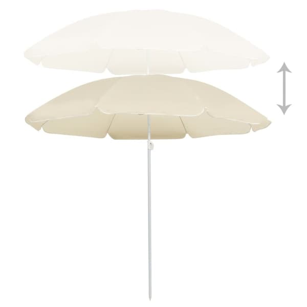 Päivän- & aurinkovarjot - Living Aurinkovarjo terästanko hiekka 180 cm