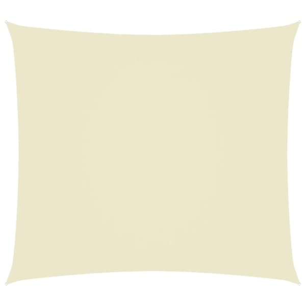 Päivän- & aurinkovarjot - Living Aurinkopurje Oxford-kangas suorakaide 4x5 m kerma