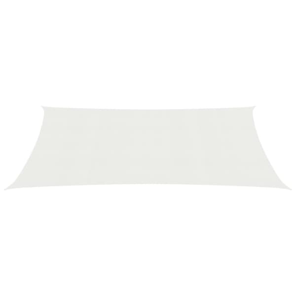 Parasoller og solskærme - Living solsejl 2,5x4,5 m 160 g/m² HDPE hvid