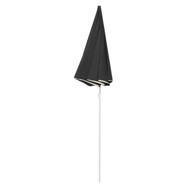 Parasoll & solskydd - Living Trädgårdsparasoll med stålstång antracit 180 cm