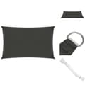 Pikkukuva 1 / 7: Päivän- & aurinkovarjot - Living Aurinkopurje 160 g/m² antrasiitti 2,5x4,5 m HDPE
