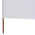 Miniatyrbillede 6 af 6: Parasoller og solskærme - Living 3-panels læsejl stof 400 x 120 cm hvid