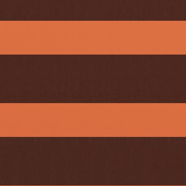 Parasoller og solskærme - Living altanafskærmning 75x600 cm oxfordstof orange og brun