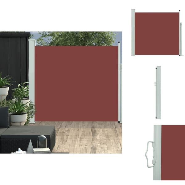 Parasoll & solskydd - Living Infällbar sidomarkis 170x300 cm brun