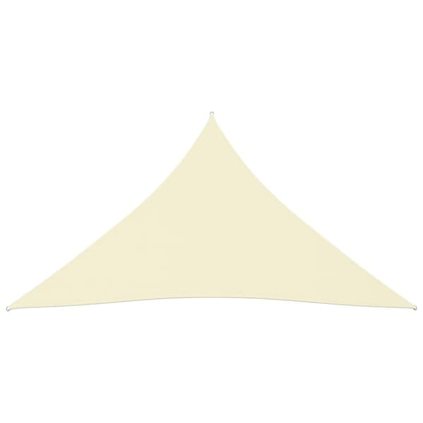 Päivän- & aurinkovarjot - Living Aurinkopurje Oxford-kangas kolmio 3x3x3 m kerma