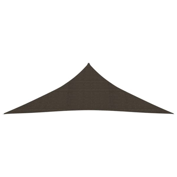 Parasoll & solskydd - Living Solsegel 160 g/m² brun 3,5x3,5x4,9 m HDPE