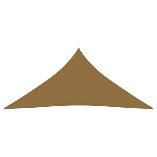 Parasoller og solskærme - Living solsejl 4,5x4,5x4,5 m 160 g/m²HDPE gråbrun