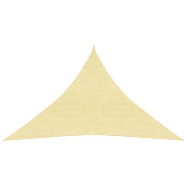 Päivän- & aurinkovarjot - Living Aurinkopurje 160 g/m² beige 2,5x2,5x3,5 m HDPE
