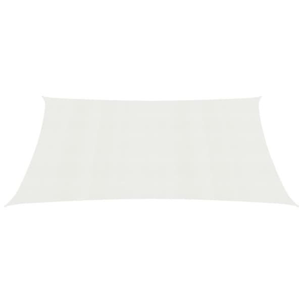 Parasoller og solskærme - Living solsejl 160 g/m² 3x5 m HDPE hvid