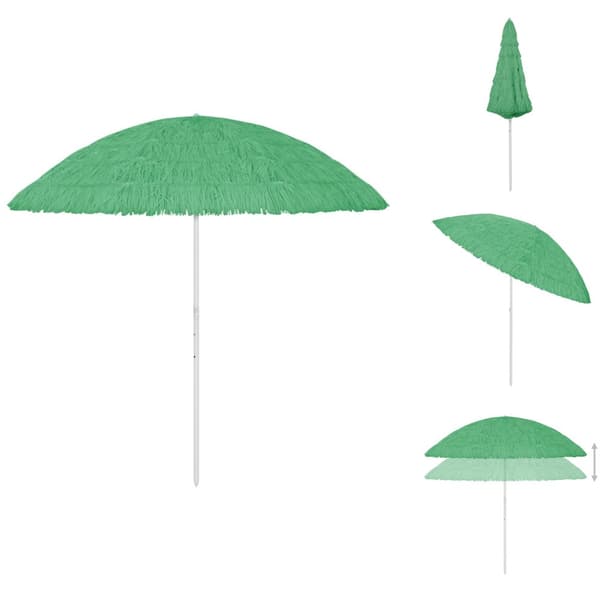 Päivän- & aurinkovarjot - Living Hawaii Rantavarjo vihreä 300 cm