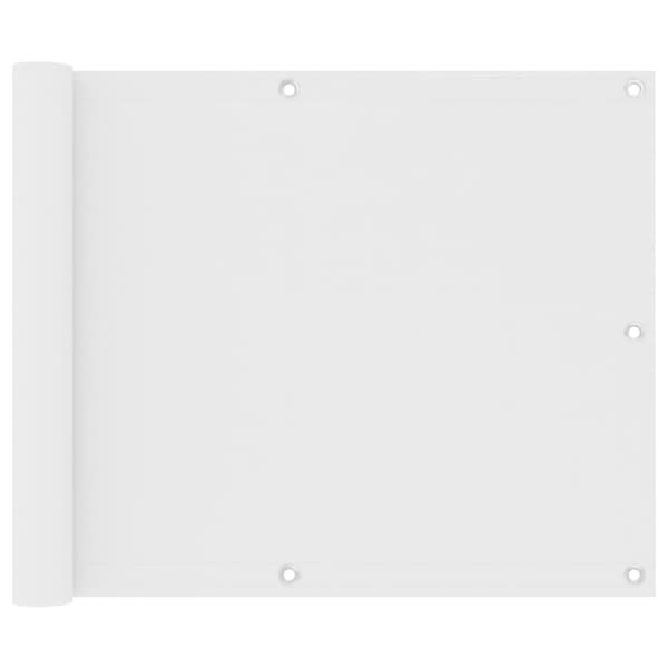 Parasoller og solskærme - Living altanafskærmning 75x400 cm oxfordstof hvid