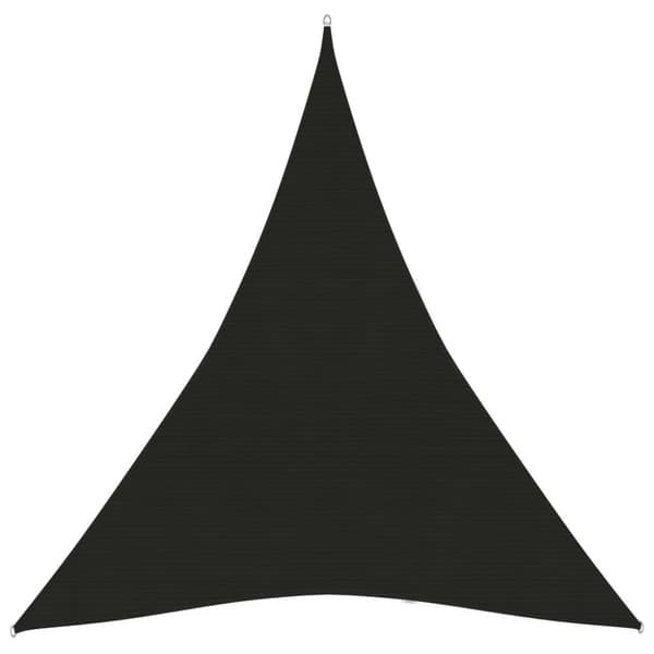 Parasoller og solskærme - Living solsejl 4x5x5 m 160 g/m² HDPE sort