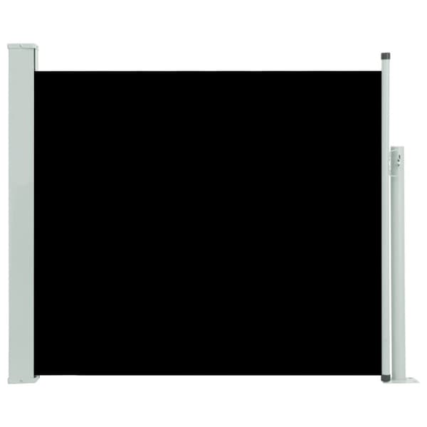 Päivän- & aurinkovarjot - Living Sisäänvedettävä terassin sivumarkiisi 100x300 cm musta