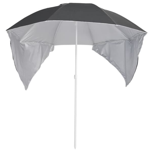Parasoll & solskydd - Living Strandparasoll med sidoväggar antracit 215 cm
