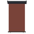 Miniatyrbillede 3 af 11: Parasoller og solskærme - Living sidemarkise til altan 105x250 cm brun