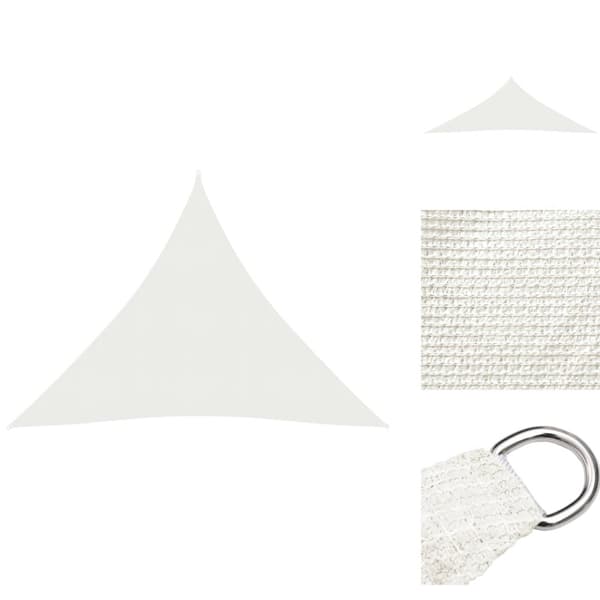 Päivän- & aurinkovarjot - Living Aurinkopurje 160 g/m² valkoinen 4x4x4 m HDPE