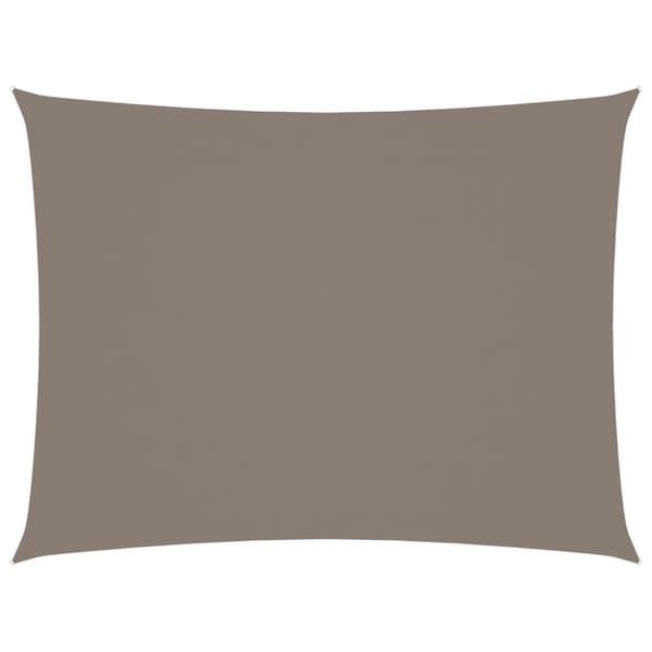 Parasoll & solskydd - Living Solsegel oxfordtyg rektangulärt 3x4,5 m taupe